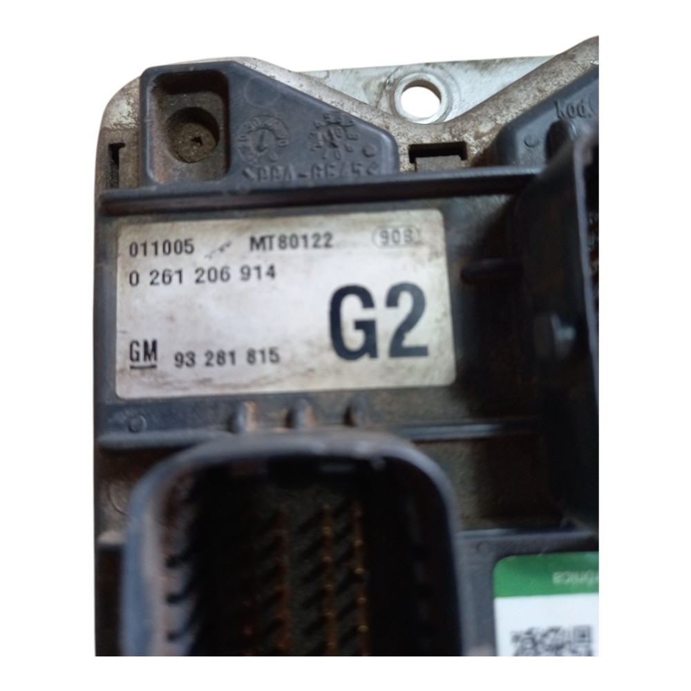 Módulo d injeção GM Zafira Astra 2.0 16V 0261206914 93281815 2
