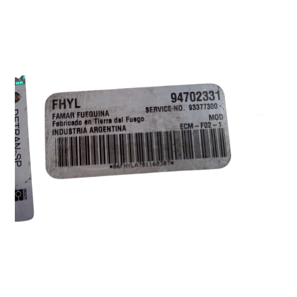Modulo injeção 1.0 8v flex gm celta 08/10 94702331 FHYL ZU