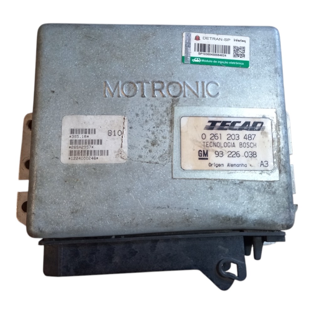 Módulo injeção GM Omega 2.0 álcool 0261203487 93226038 3