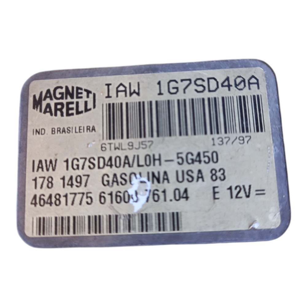 Módulo de injeção Fiat Palio 1.5 8v 96/01 iaw1g7sd404
