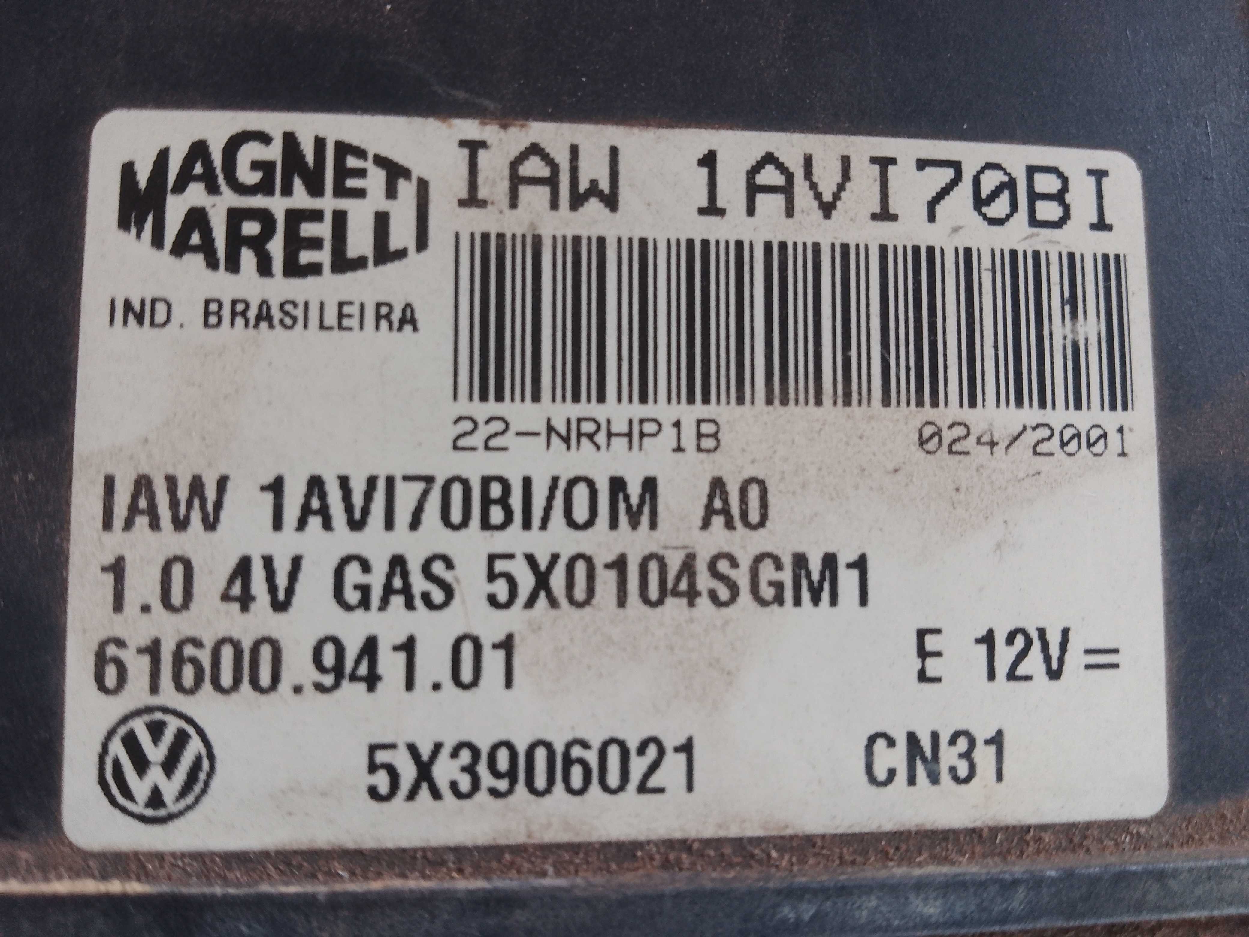 Módulo injeção vw gol Parati  g3 1.0 16v 2001 5