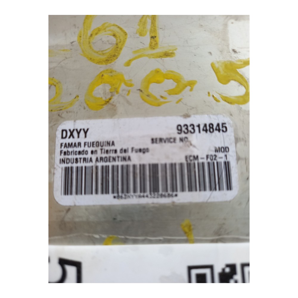 Modulo injeção 1.0 8v GM celta corsa 04 DXYY 93314845