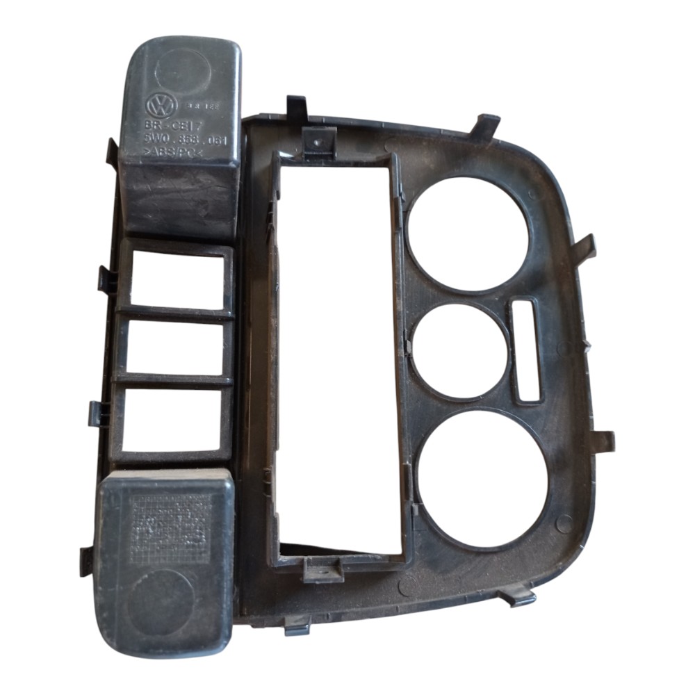 Moldura central painel g4 rádio vw gol saveiro 08 5w0858061 5