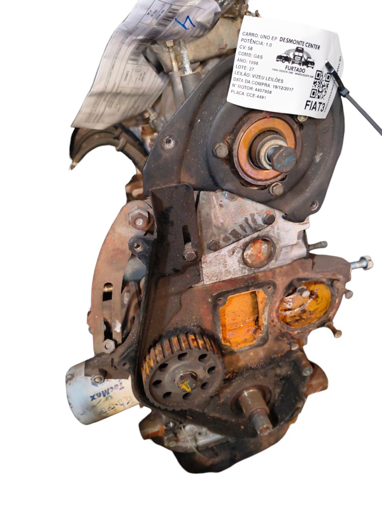 Motor Fiat UNO EP – 1.0, 1996, 58cv, Gasolina 2
