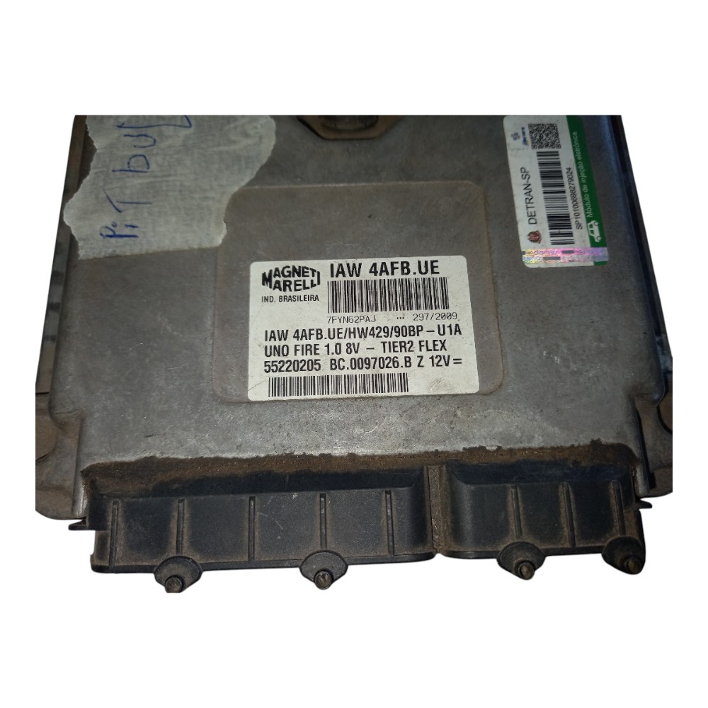 Módulo injeção fire 1.0 8v flex m fiat mille uno 2008 a 2009 4