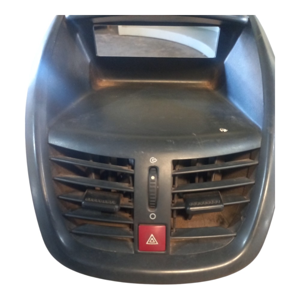 Moldura difusor central ar painel peugeot 207 c/difusor 2