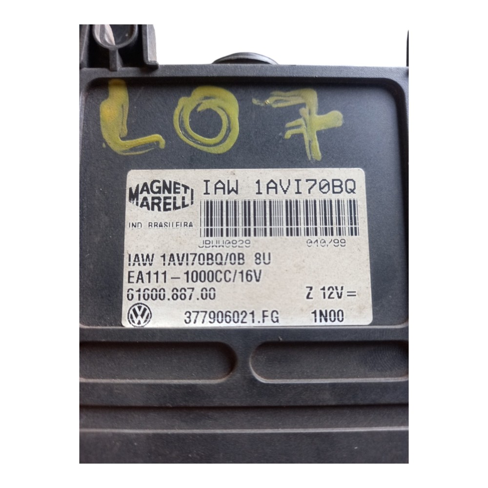 Modulo injeção 1.0 16v vw gol parati 98/99 iaw1avi70bq0b 3