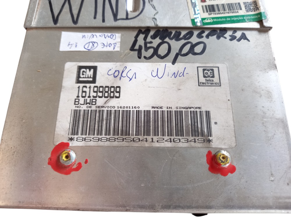 Módulo injeção 1.4 bjwb gm corsa 1994 a 1996 3