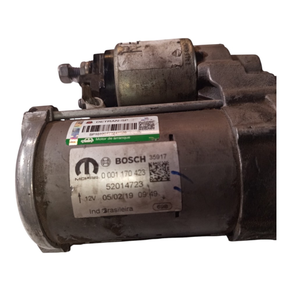 Motor partida 1.8 flex fiat toro renegade 2016 a 2021 13dent 6