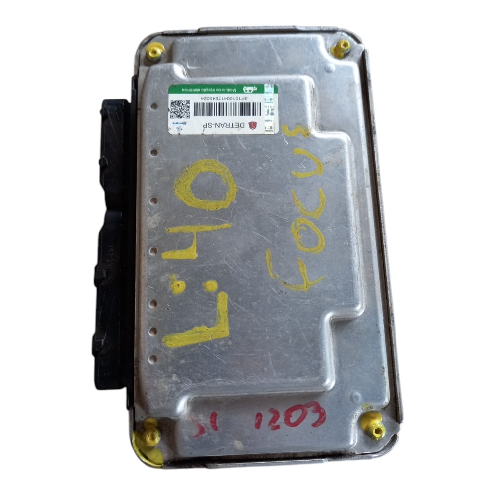 Módulo injeção Ford Focus Flex 1.6 AM5512A650EB 0261S04703 4