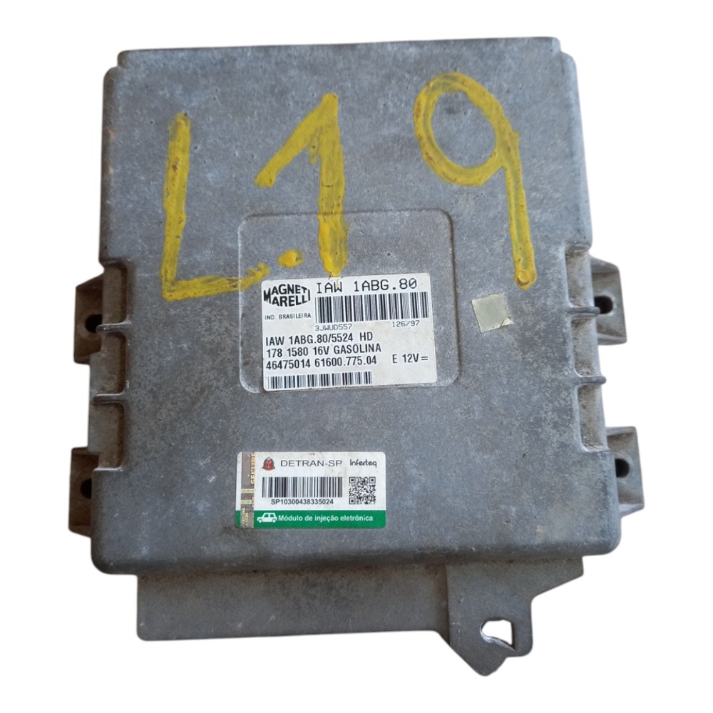 Modulo injeção 1.6 16v fiat brava palio siena 98/03 2