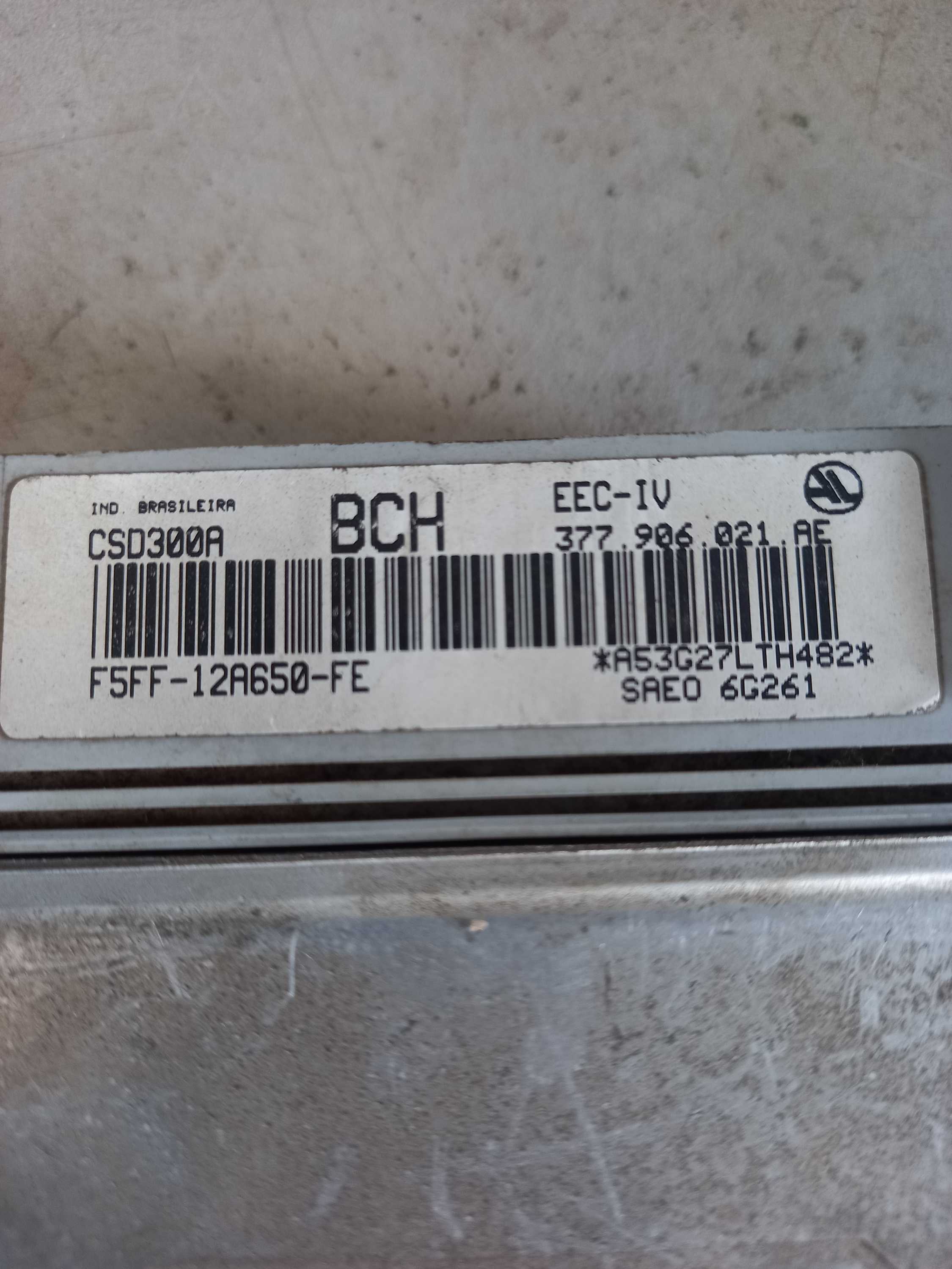 Modulo injeção 1.0 cht gasolina vw gol 91 96 377906021ae