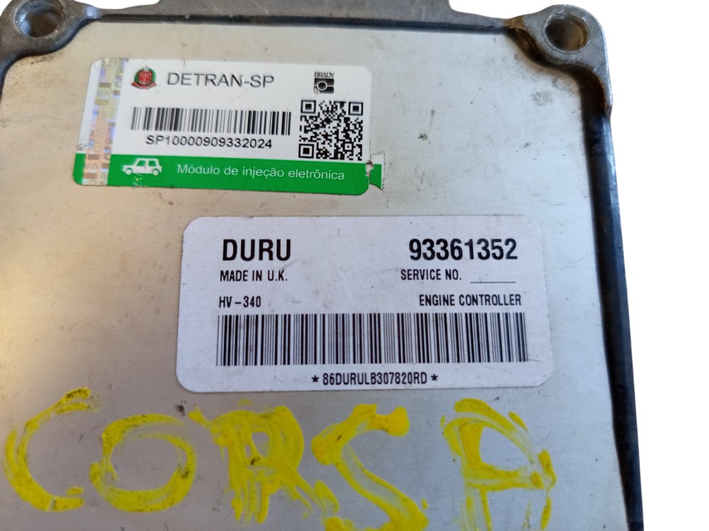 Módulo injecao 1.0 eletronica 8 gm corsa montana 2002 a 2003 3