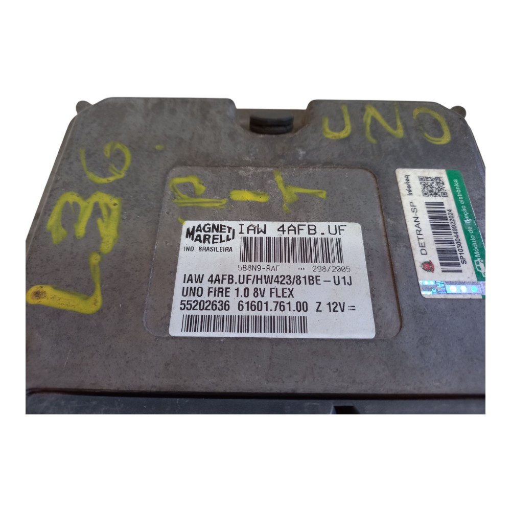 Módulo injeção fire flex 1.0 8v fiat palio uno 2004 a 2011 4