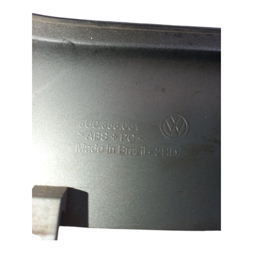 Moldura acabamento central painel rádio VW gol 2013 a 2014 7