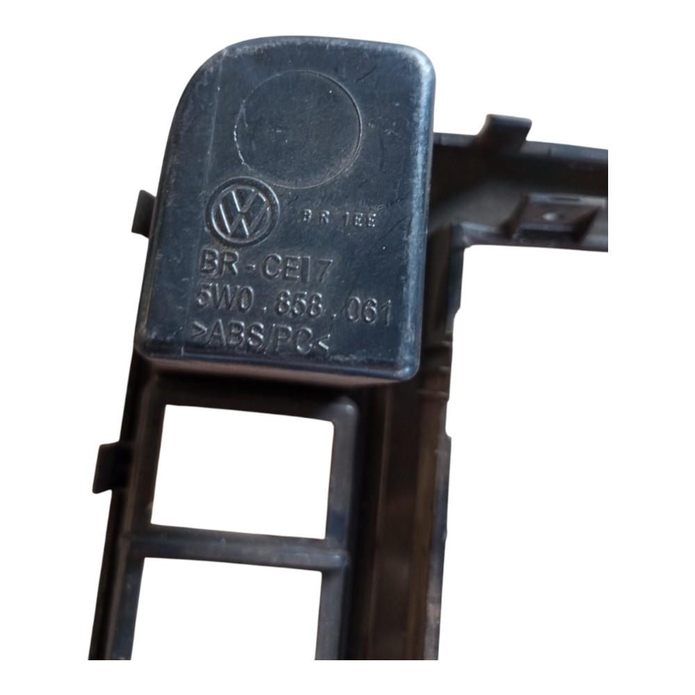 Moldura central painel g4 rádio vw gol saveiro 08 5w0858061 2