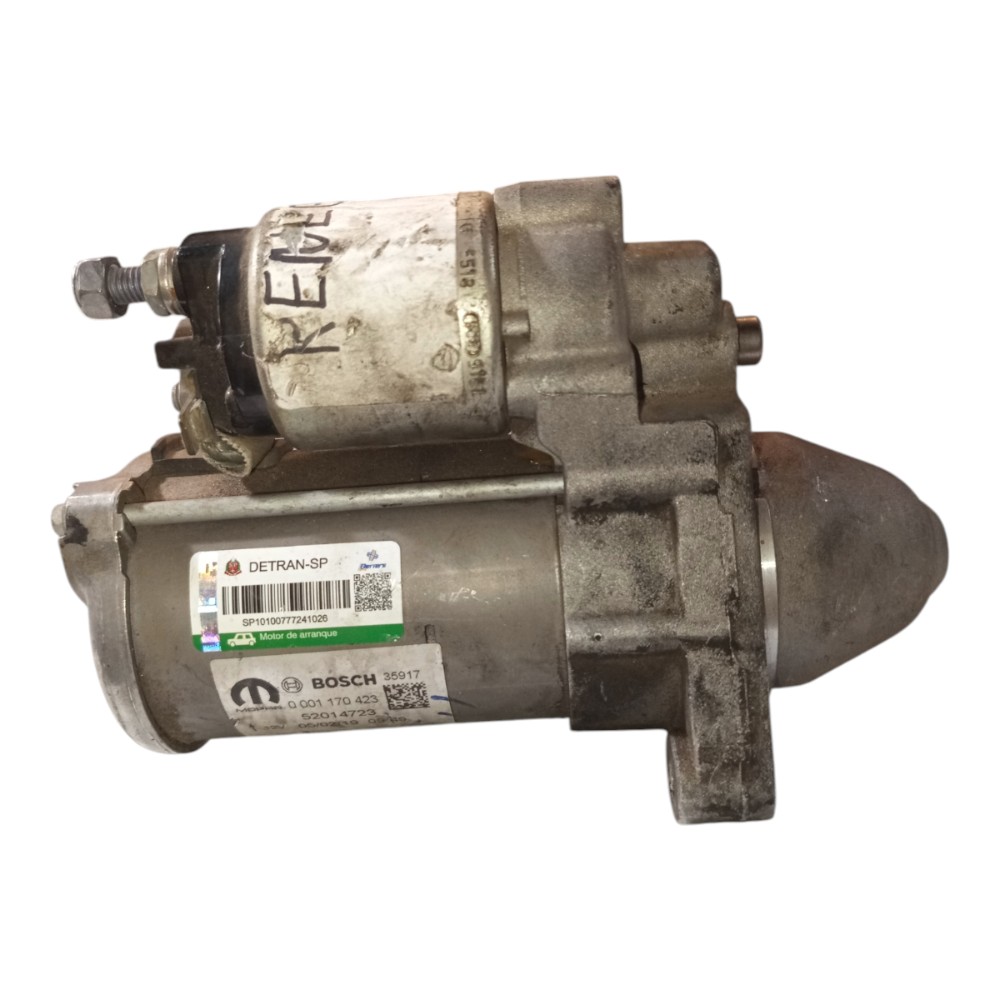 Motor partida 1.8 flex fiat toro renegade 2016 a 2021 13dent 3