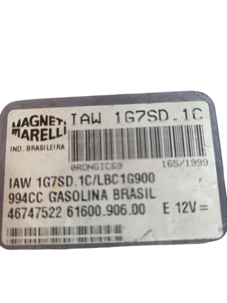 Modulo injeção 1.0 fiat palio 96/00 iaw1g7sd1c