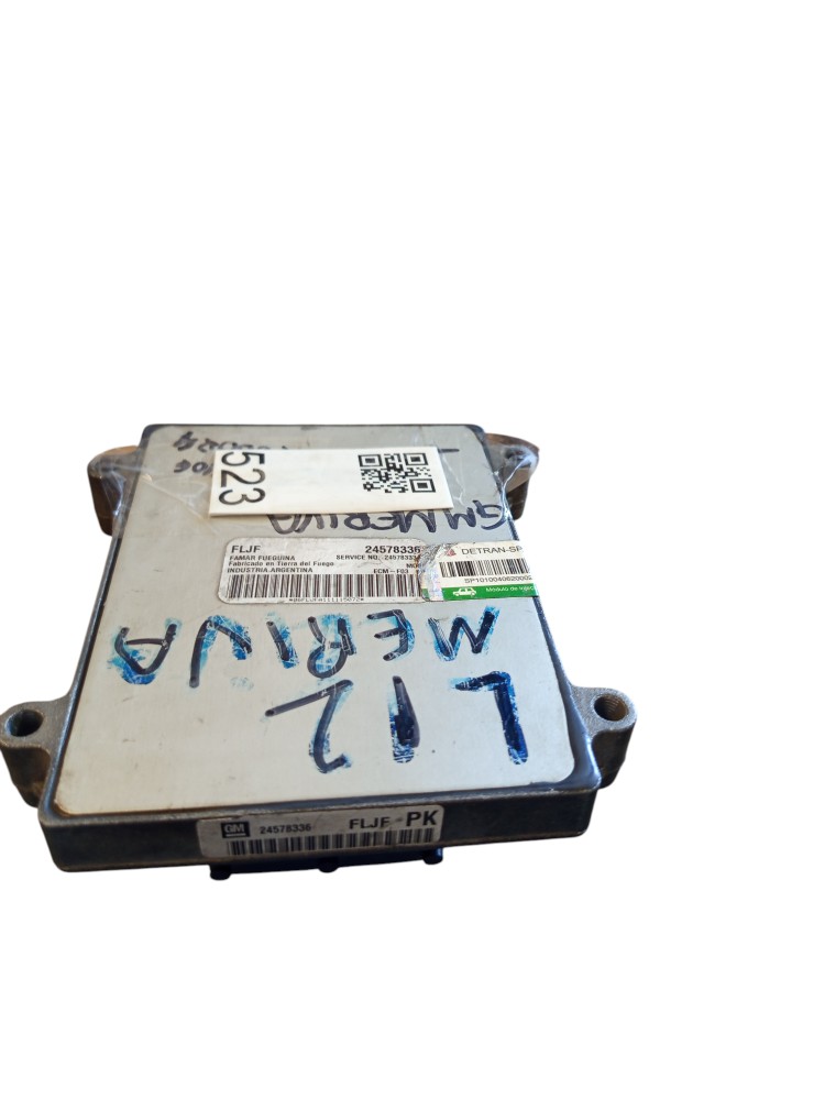 Módulo injeção 1.4 8v gm meriva 2005 a 2012 7