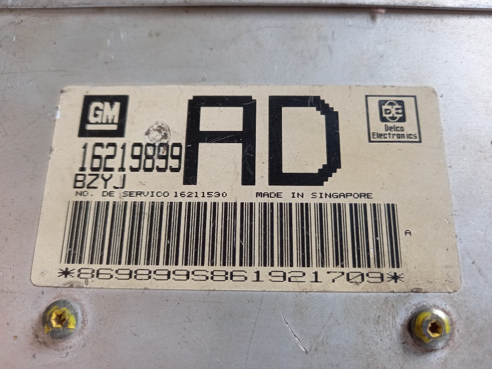 Módulo injeção 1.6 eletrônica 8v gm corsa 1996 a 2000 4