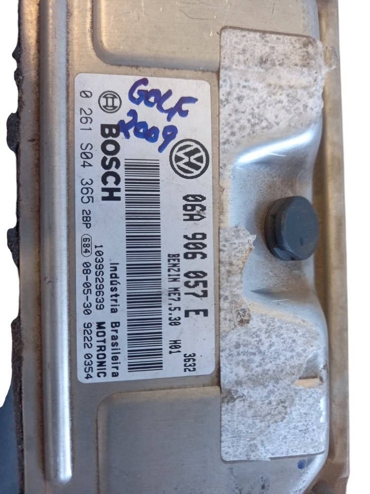 Módulo injeção eletrônica VW Golf 2009 0261s04365 06a906057e 2