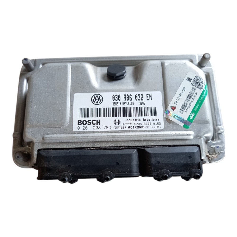 Módulo injeção g4 1.0 flex 8v vw fox gol 06/14 0261208783 2
