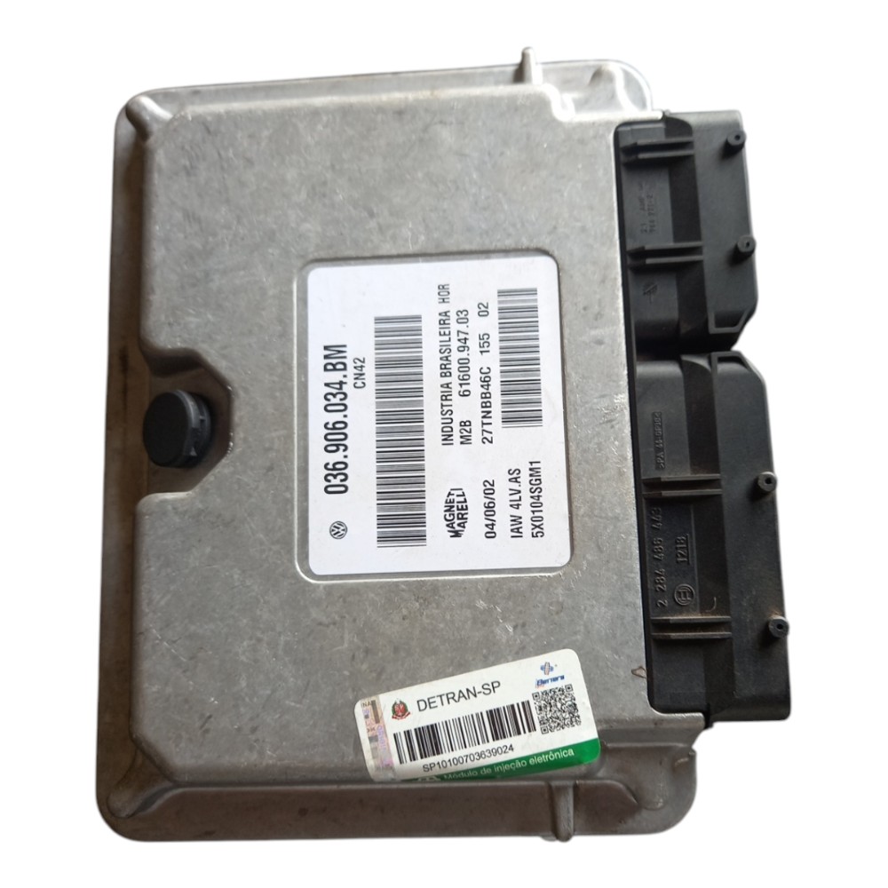 Modulo injecao1.0 16v vw gol95/02 036906034bm m2b 6160094703 3