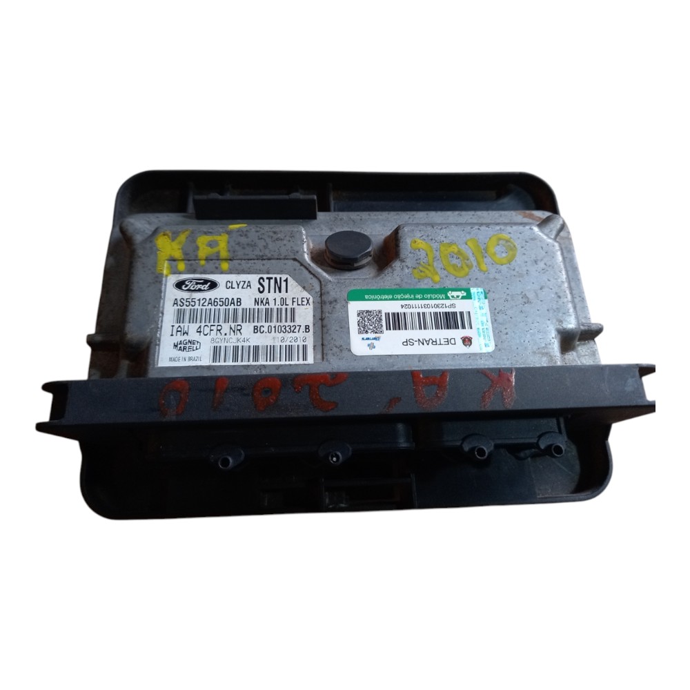 Módulo injeção 1.0 flex ford fiesta ka 08/12 AS5512a650AB 2