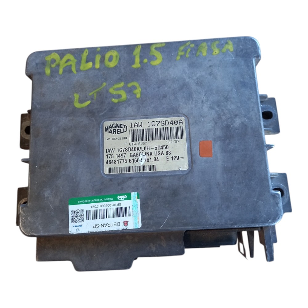 Módulo de injeção Fiat Palio 1.5 8v 96/01 iaw1g7sd404 3