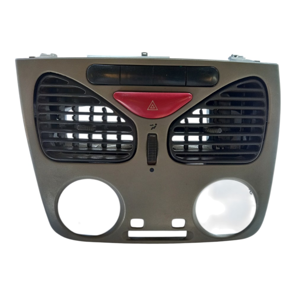 Moldura painel controle ar difusor fiat palio siena 2005