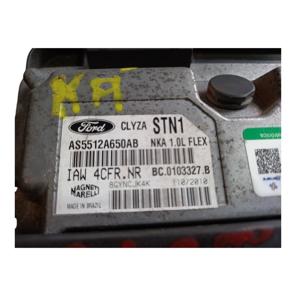 Módulo injeção 1.0 flex ford fiesta ka 08/12 AS5512a650AB