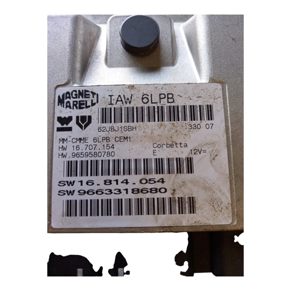 Módulo injeção Citroen C4 2.0 16V sw9663318680 iaw6lpb