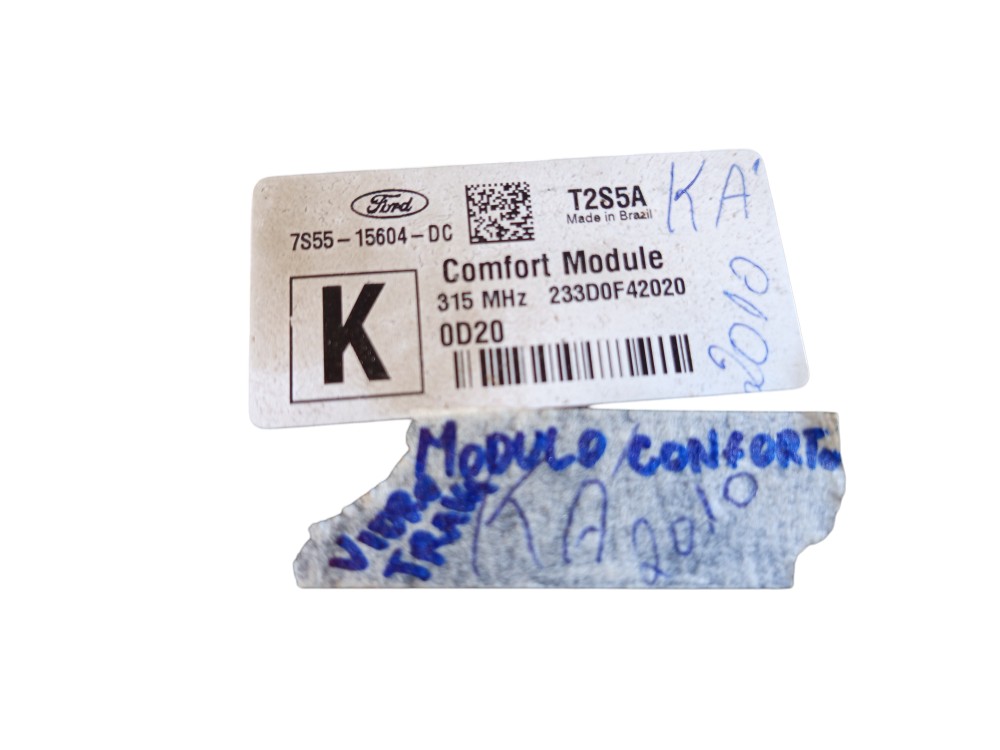 Modulo Conforto Vidro Trava Ford Ka 2010 Usado Original 5