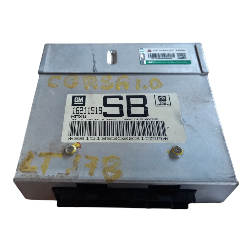 Modulo injeção 1.0 central 8v gm corsa 1994 a 1996 5