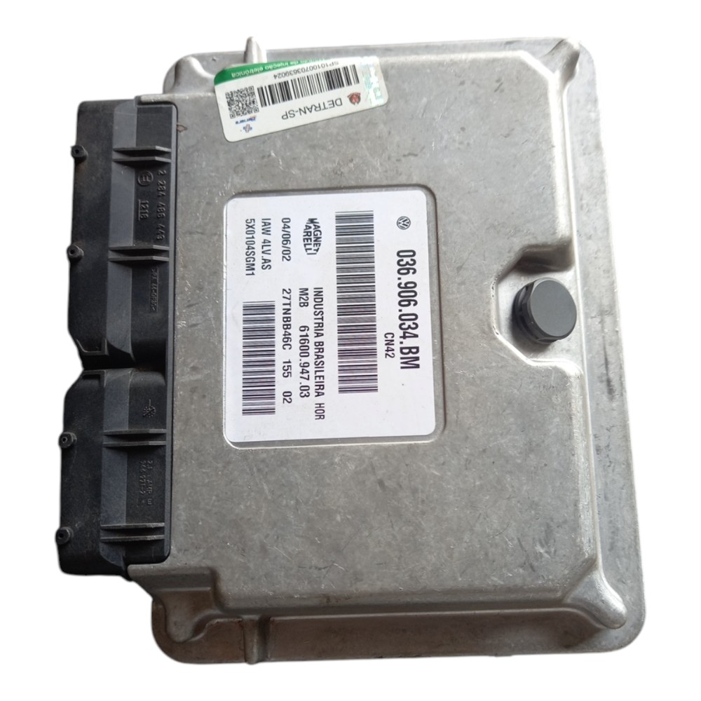 Modulo injecao1.0 16v vw gol95/02 036906034bm m2b 6160094703 5