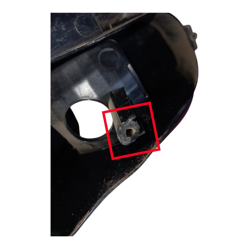 Lanterna traseir direito hatch ford fiesta 2007 2014 detalhe 4