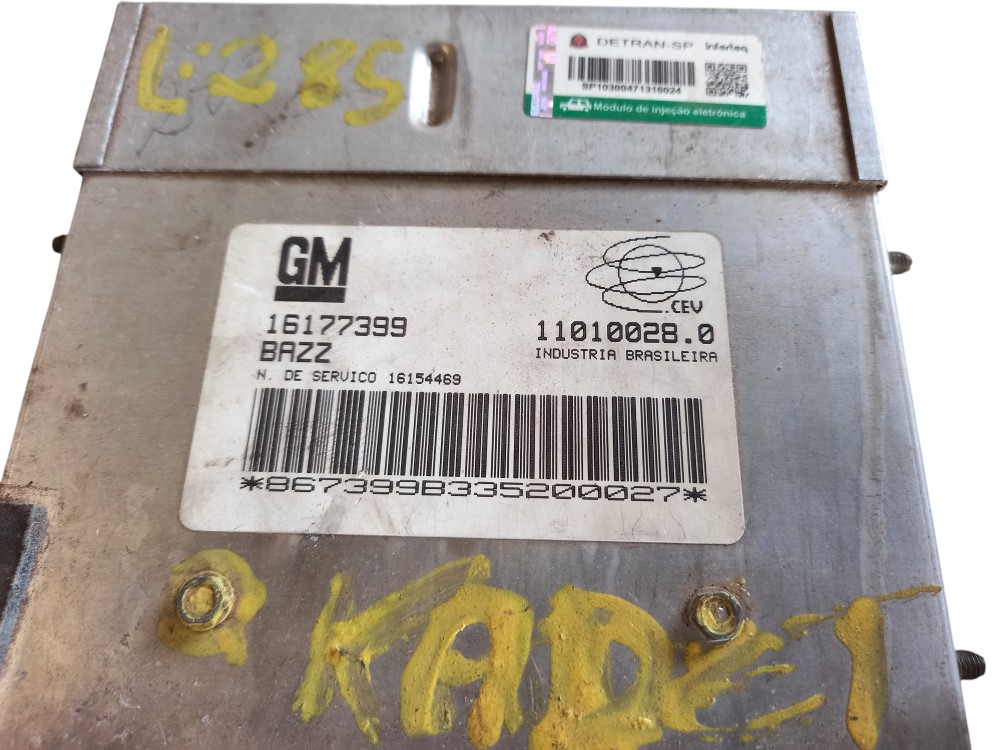 Modulo injeção 1.8 central álcool monz gm kadett 1990 a 1996 4