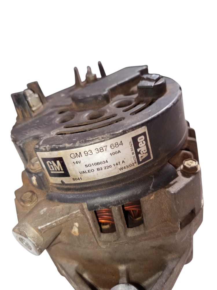 Alternador GM Meriva Corsa 1.8 14v 100A 93387684 valeo