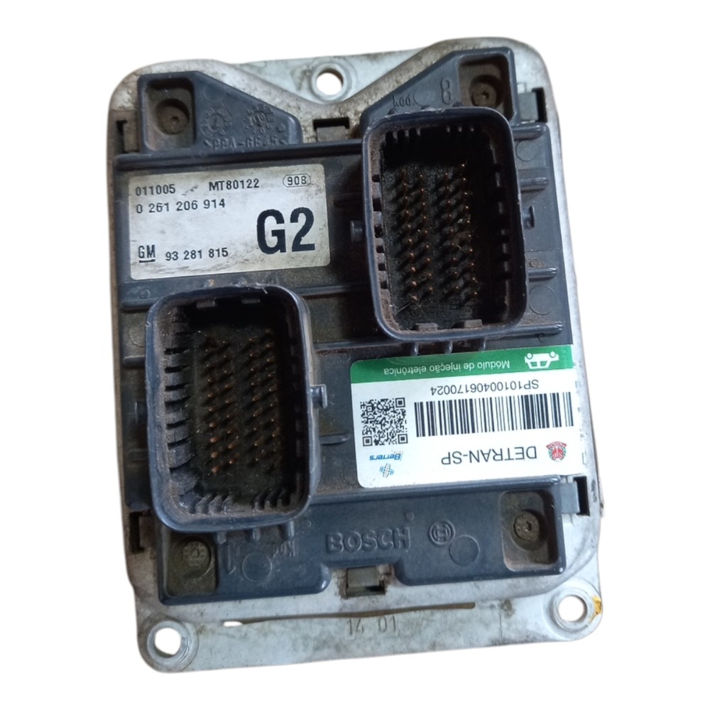 Módulo d injeção GM Zafira Astra 2.0 16V 0261206914 93281815