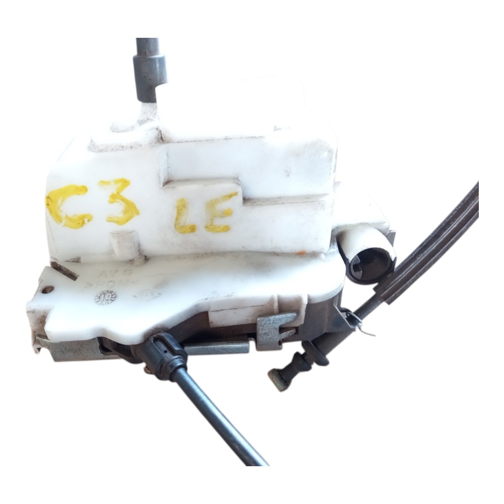 Fechadura elétrico dianteiro porta esquerda citroen C3 03/12 3