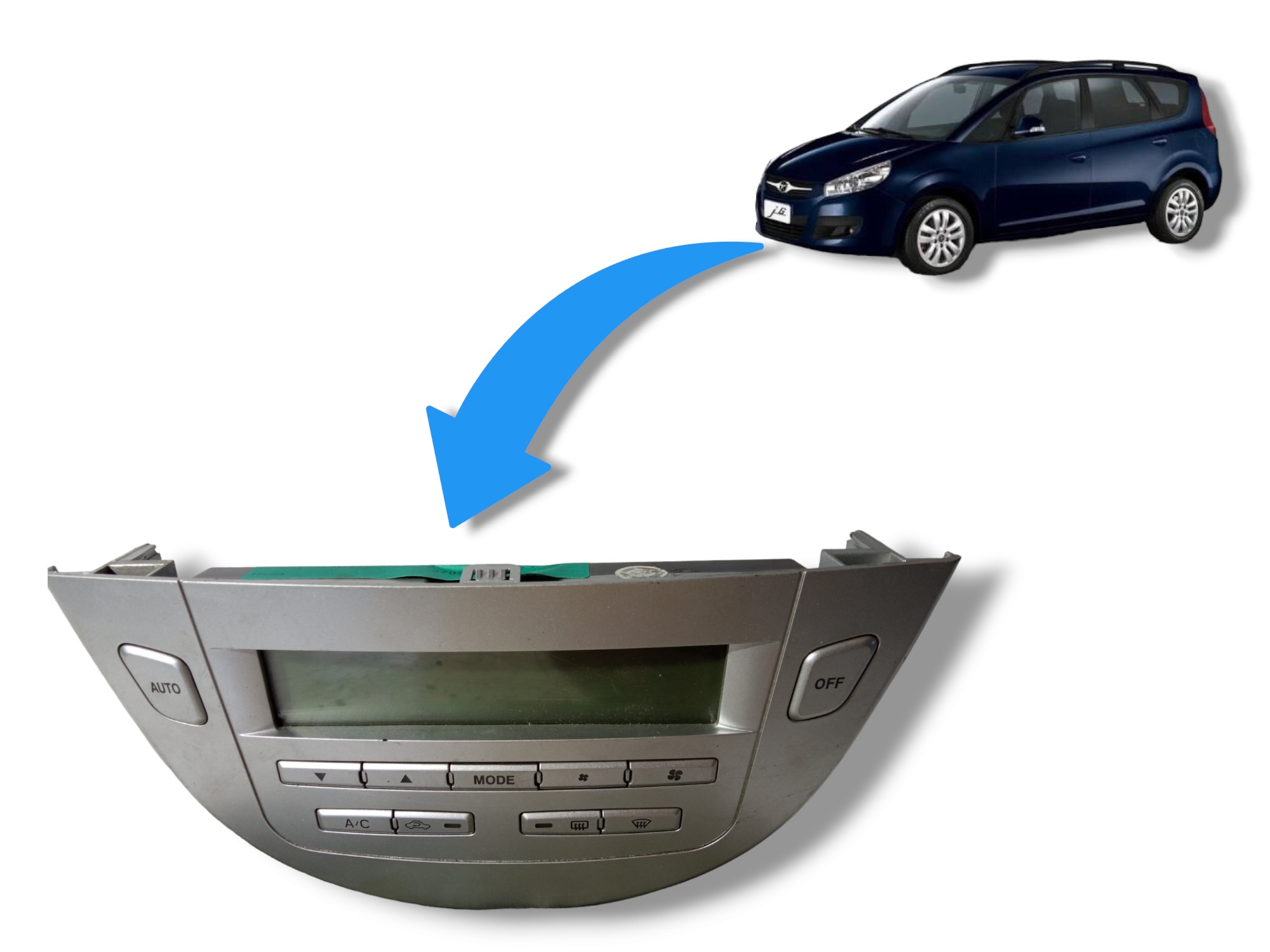 Comando Controle Ar Condicionado Jac J6 2010 A 2012 Usado 1