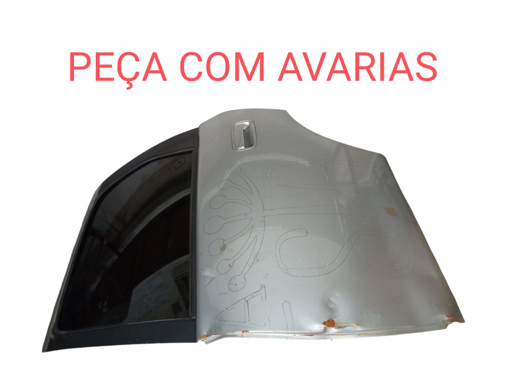 Porta Traseira Esquerda Gm Corsa Classic 2011 2015 Original  Esquerdo Prata 2