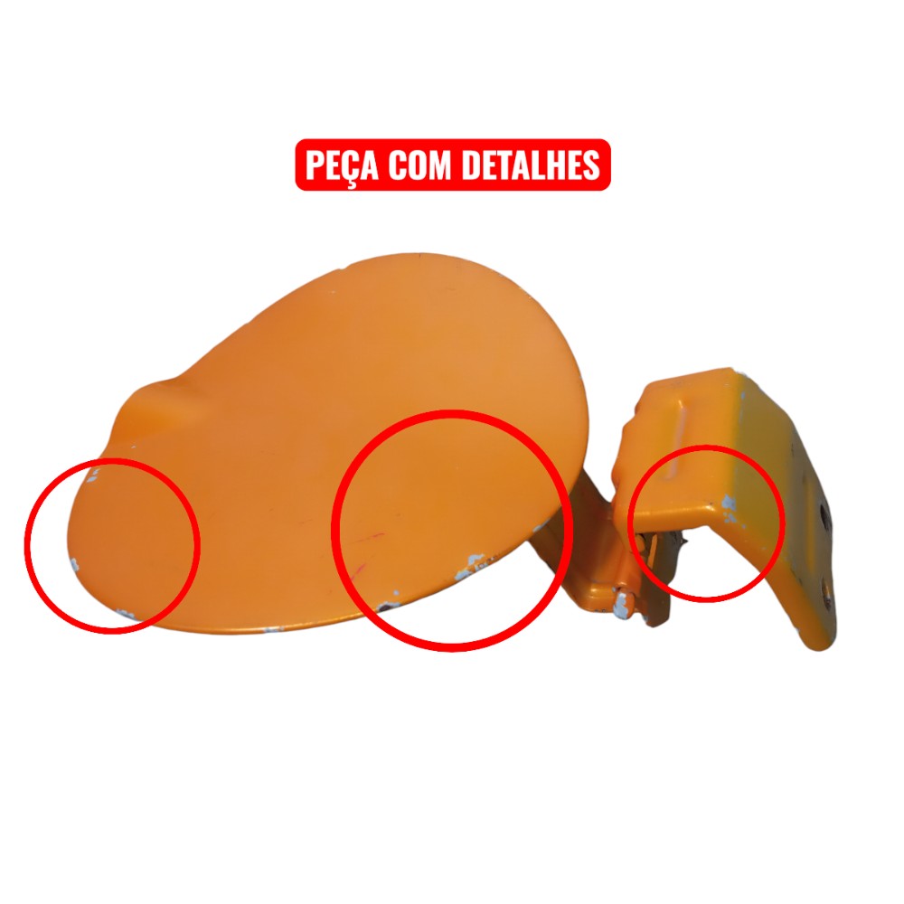 Portinhola Tampa Tanque Combustivel Jac J2 2013 2016 Laranja 2015 2