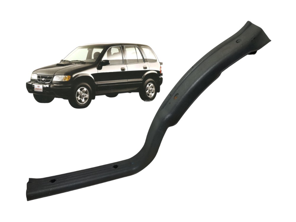 Moldura Soleira Porta Traseira Direita Kia Sportage 98 2002 Cinza 1