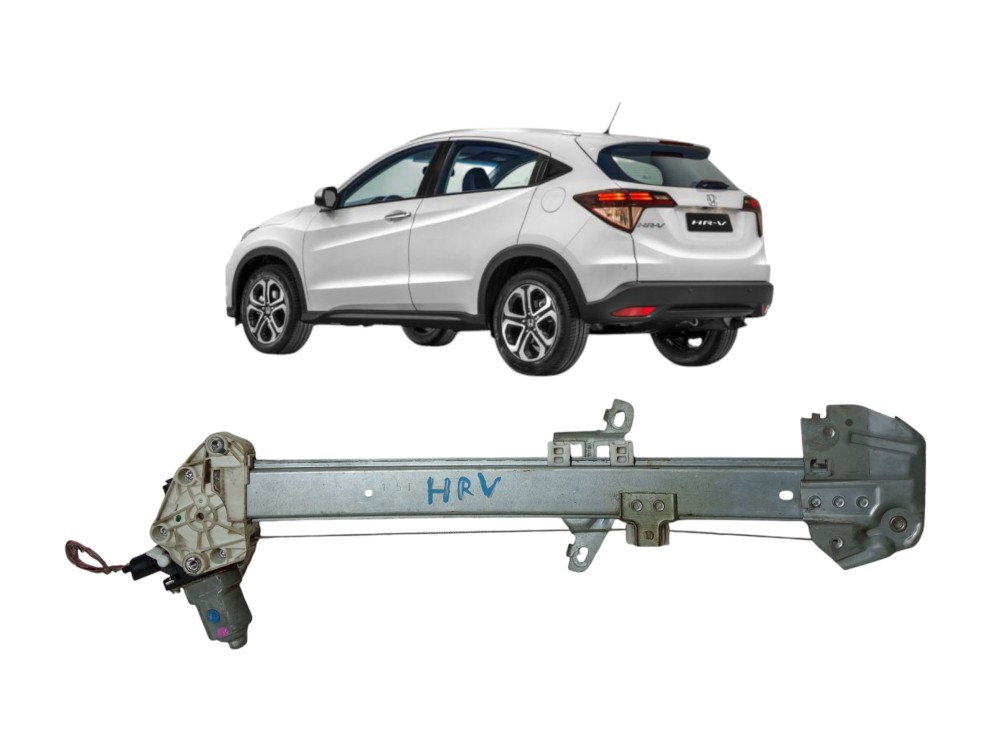 Maquina Vidro Eletrico Traseiro Esquerdo Honda Hrv 2016 2020 1