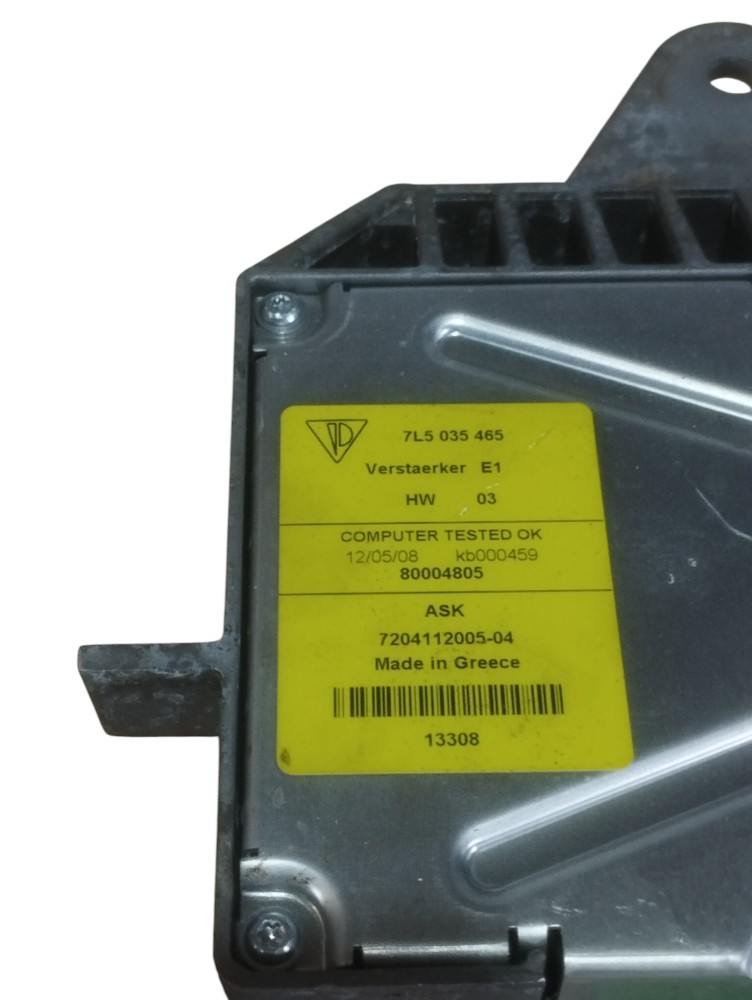 Modulo Amplificador Som Porsche Cayenne 2006 2009 Original  Prata 5