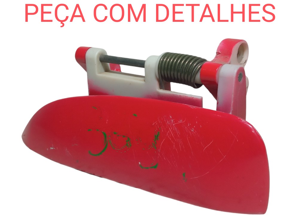 Macaneta Externa Esquerda Effa Changhe M100 2007 2012 Usado  Vermelho Dianteira/traseira 2