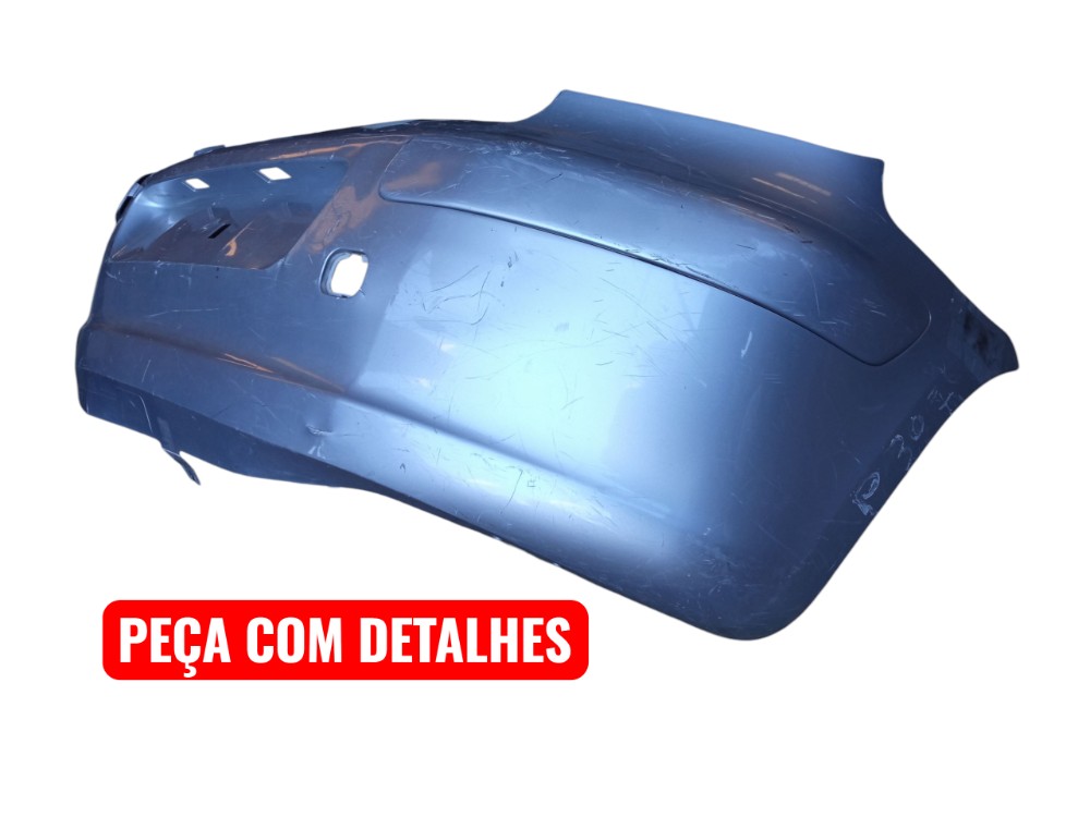 Grade Parachoque Traseiro Peugeot 307 2004 2010 Original  Prata Brilhante 2