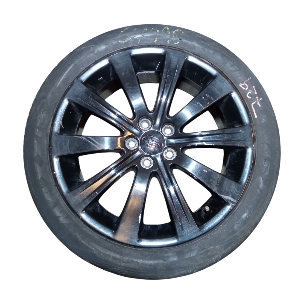 Jogo De Rodas Aro 17 Subaru Impreza 2008 5 Furos Pneu 225/45 Preto 6