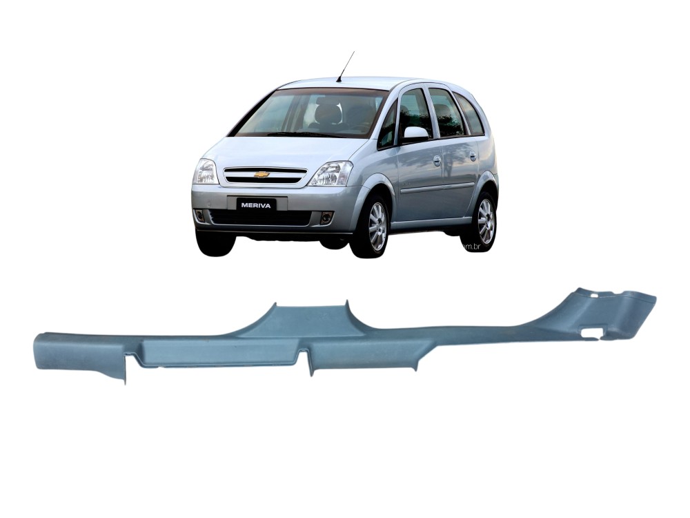 Acabamento Soleira Lado Direito Gm Meriva 2003 2012 Original Cinza 1